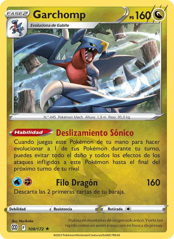 Garchomp · Astros Brillantes 109/172