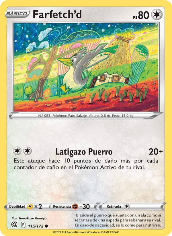 Farfetch'd · Astros Brillantes 115/172