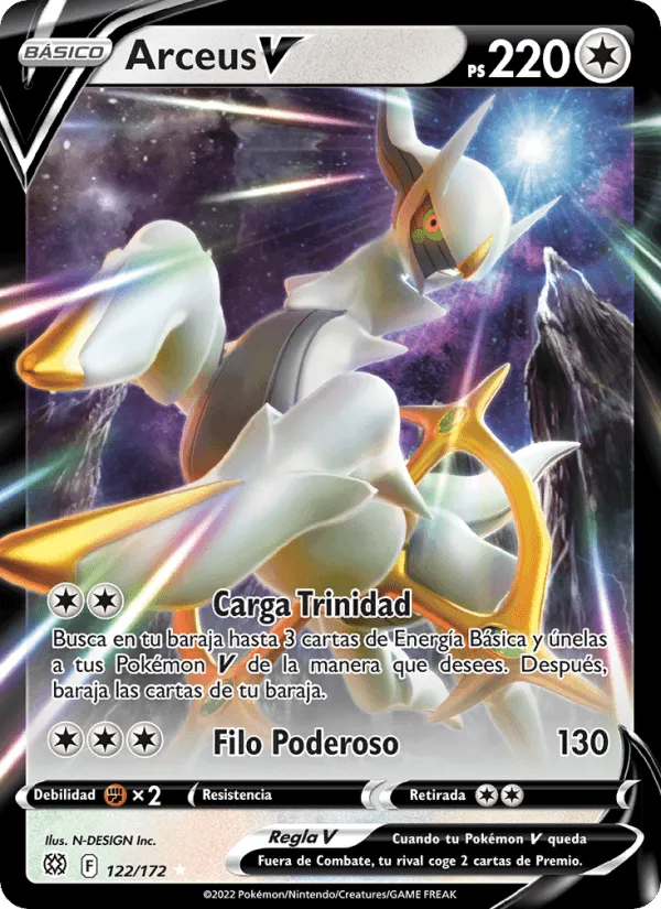 Arceus V · Astros Brillantes 122/172