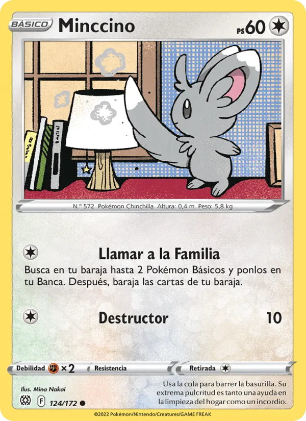 Minccino · Astros Brillantes 124/172