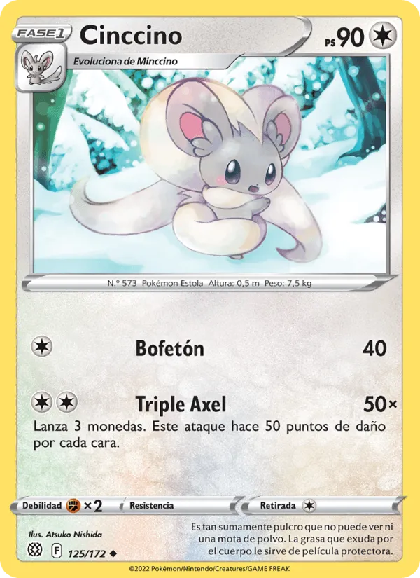 Cinccino · Astros Brillantes 125/172