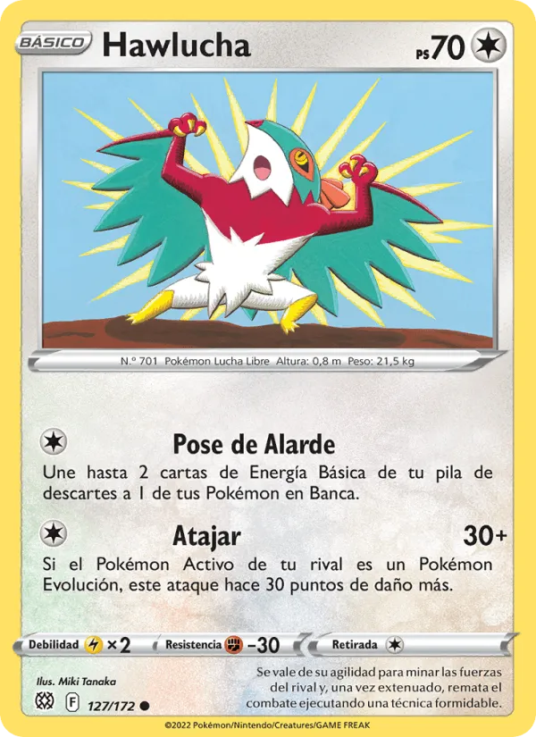 Hawlucha · Astros Brillantes 127/172