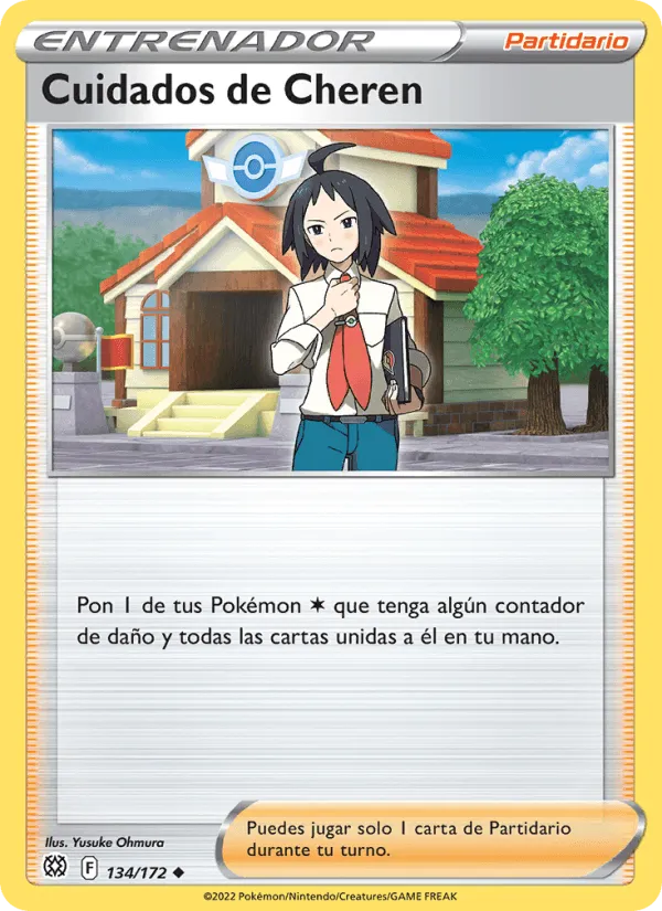 Cuidados de Cheren · Astros Brillantes 134/172