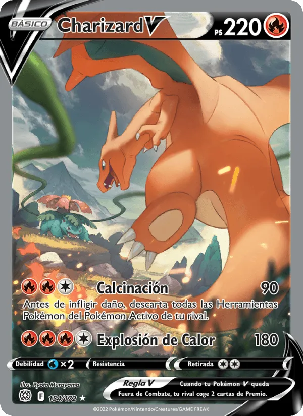 Charizard V · Astros Brillantes 154/172