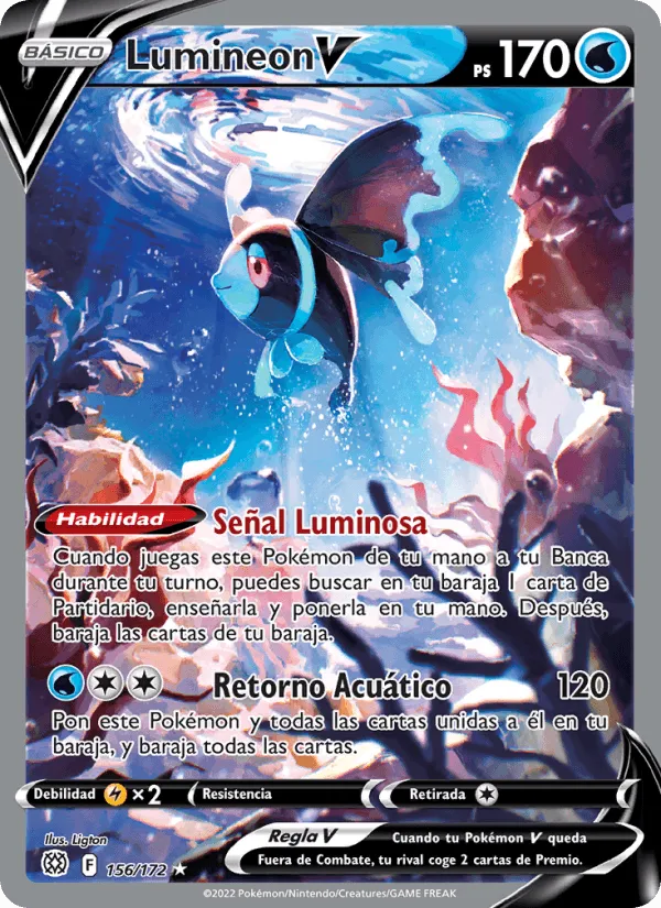 Lumineon V · Astros Brillantes 156/172