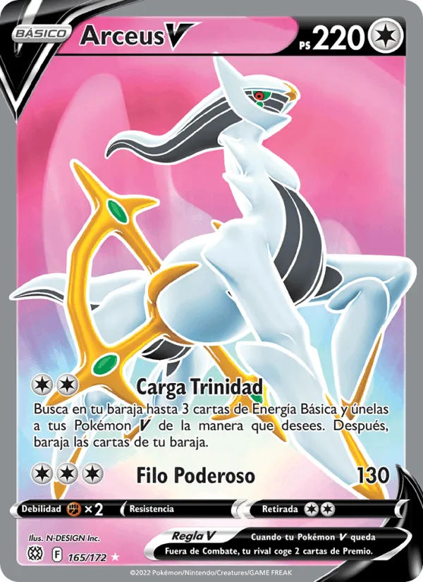 Arceus V · Astros Brillantes 165/172