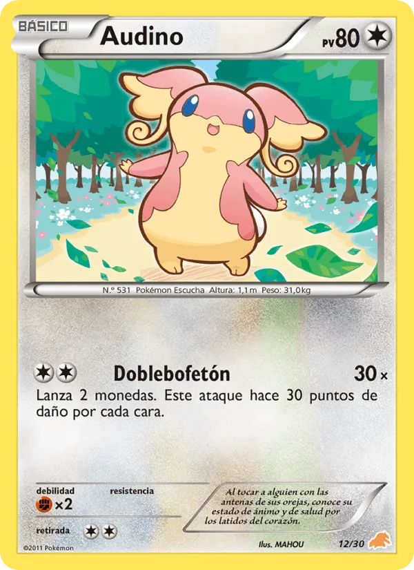 Audino · Kit de Entrenador BW (Excadrill) 12/30
