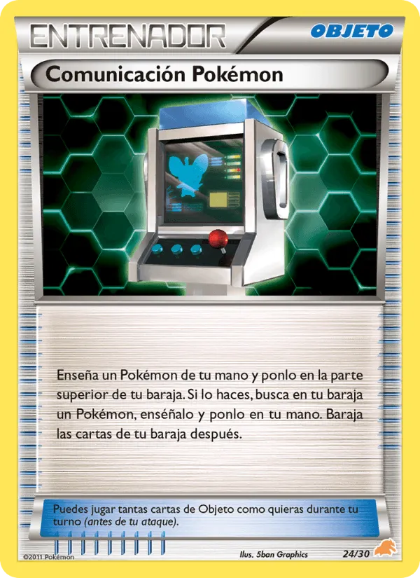 Comunicación Pokémon · Kit de Entrenador BW (Excadrill) 24/30