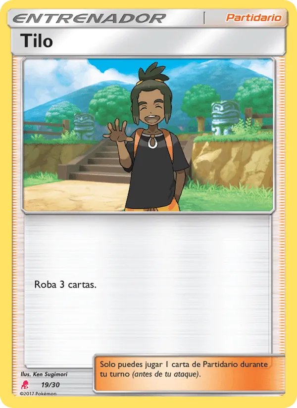 Tilo · Kit de Entrenador Sol y Luna (Lycanroc) 19/30