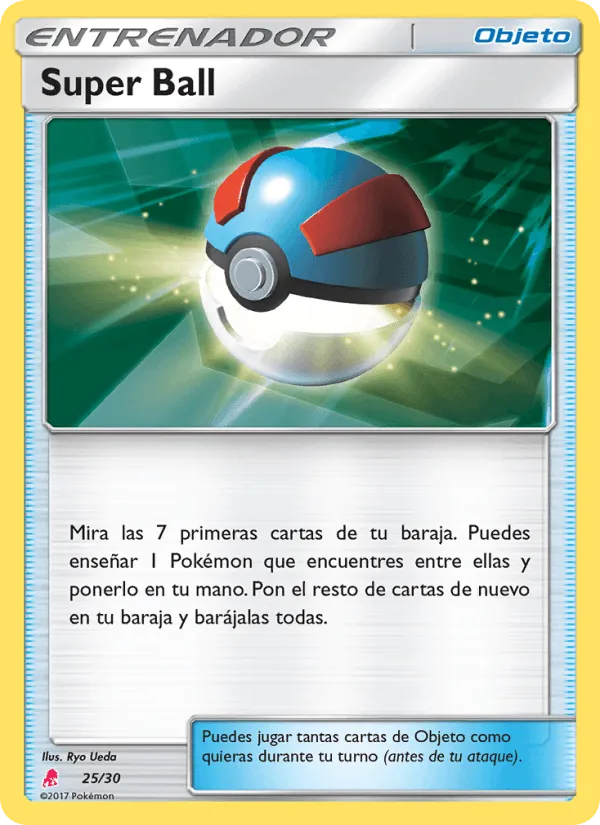 Super Ball · Kit de Entrenador Sol y Luna (Lycanroc) 25/30