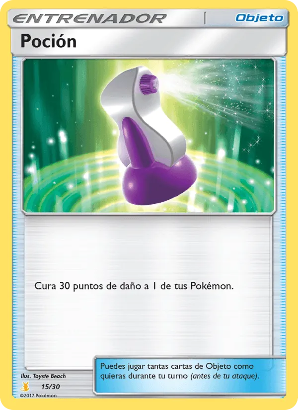 Poción · Kit de Entrenador Sol y Luna (Raichu de Alola) 15/30
