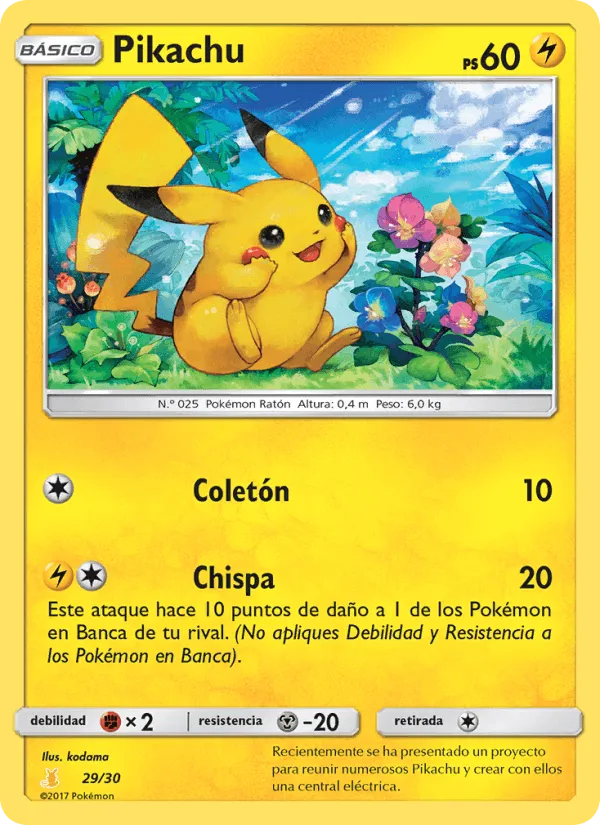 Pikachu · Kit de Entrenador Sol y Luna (Raichu de Alola) 29/30