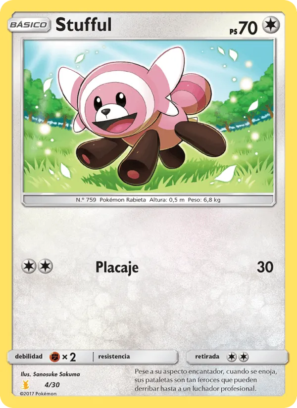 Stufful · Kit de Entrenador Sol y Luna (Raichu de Alola) 4/30