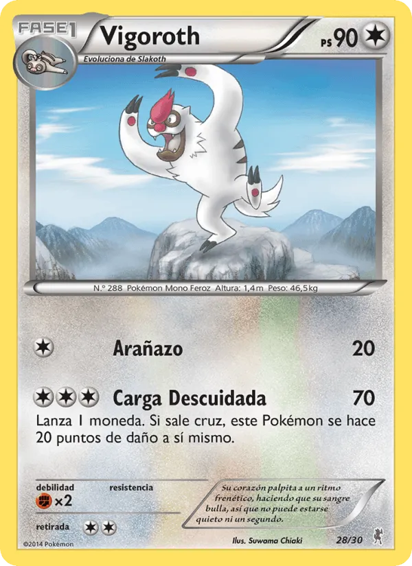 Vigoroth · Kit de Entrenador XY (Bisharp) 28/30