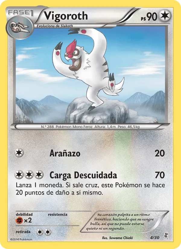 Vigoroth · Kit de Entrenador XY (Bisharp) 4/30