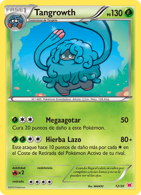 Tangrowth · Kit de Entrenador XY (Latias) 12/30
