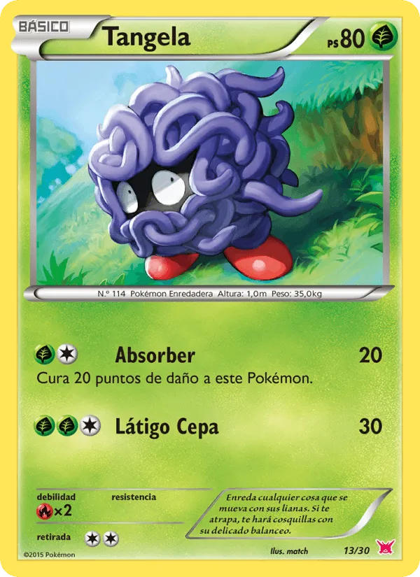 Tangela · Kit de Entrenador XY (Latias) 13/30