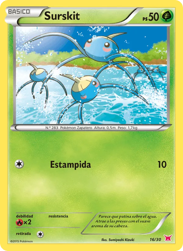 Surskit · Kit de Entrenador XY (Latias) 16/30