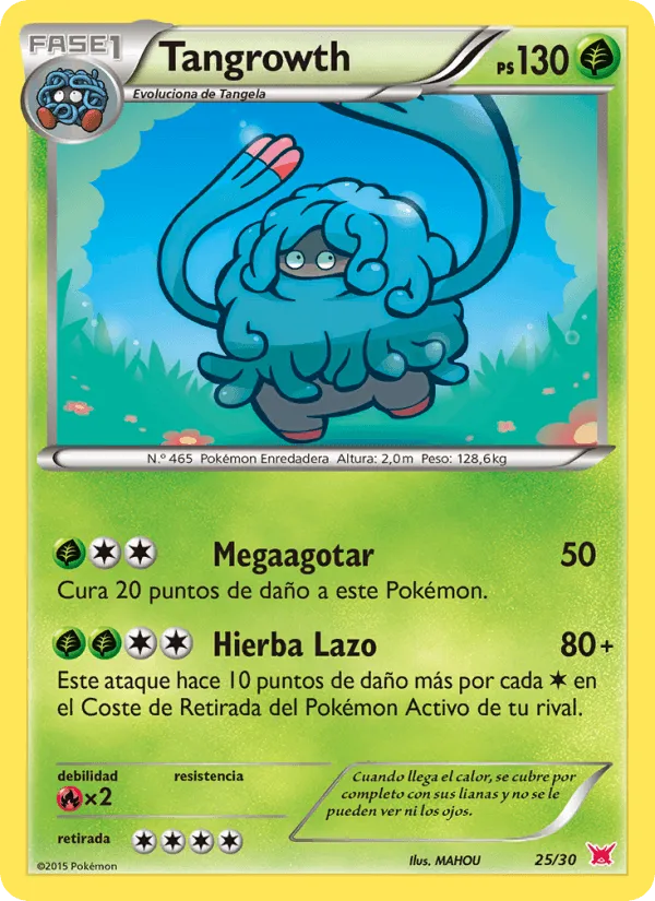 Tangrowth · Kit de Entrenador XY (Latias) 25/30