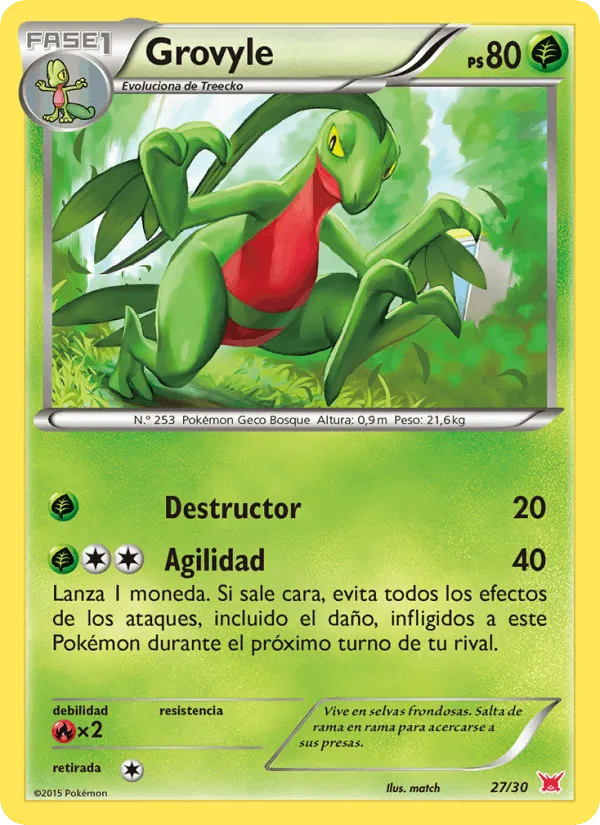 Grovyle · Kit de Entrenador XY (Latias) 27/30