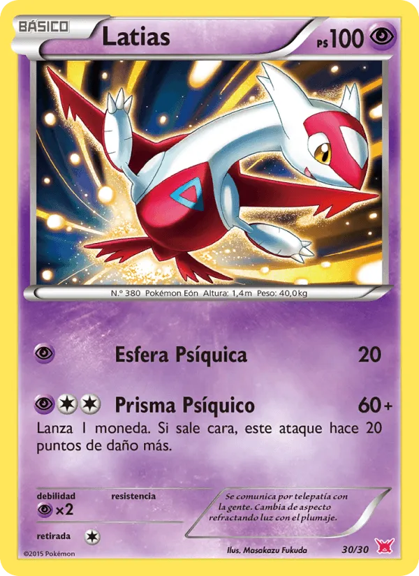 Latias · Kit de Entrenador XY (Latias) 30/30