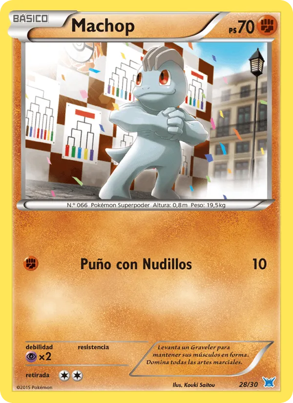 Machop · Kit de Entrenador XY (Latios) 28/30