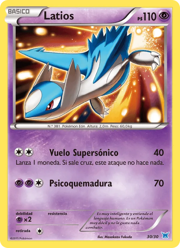 Latios · Kit de Entrenador XY (Latios) 30/30