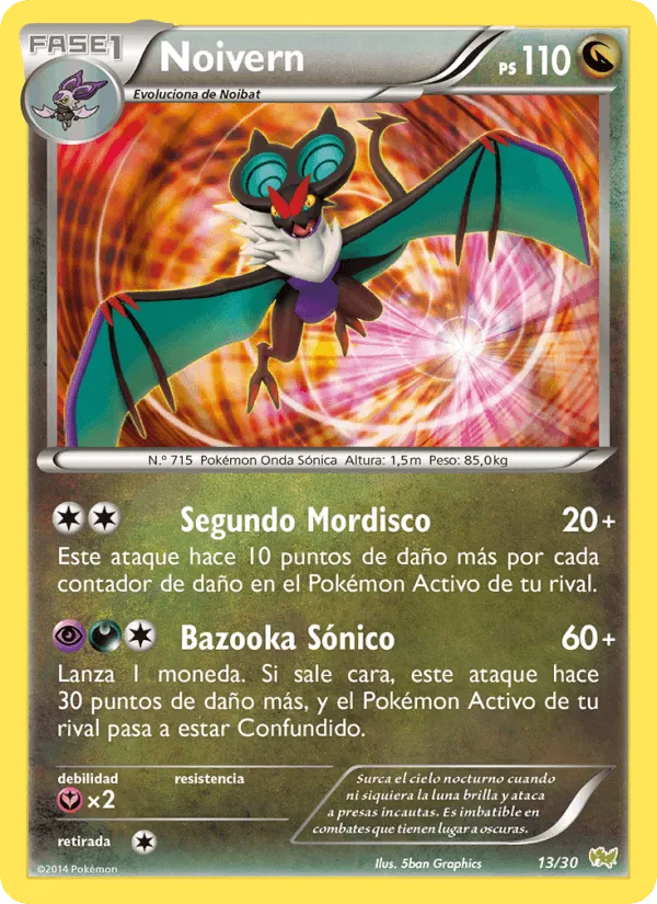Noivern · Kit de Entrenador XY (Noivern) 13/30