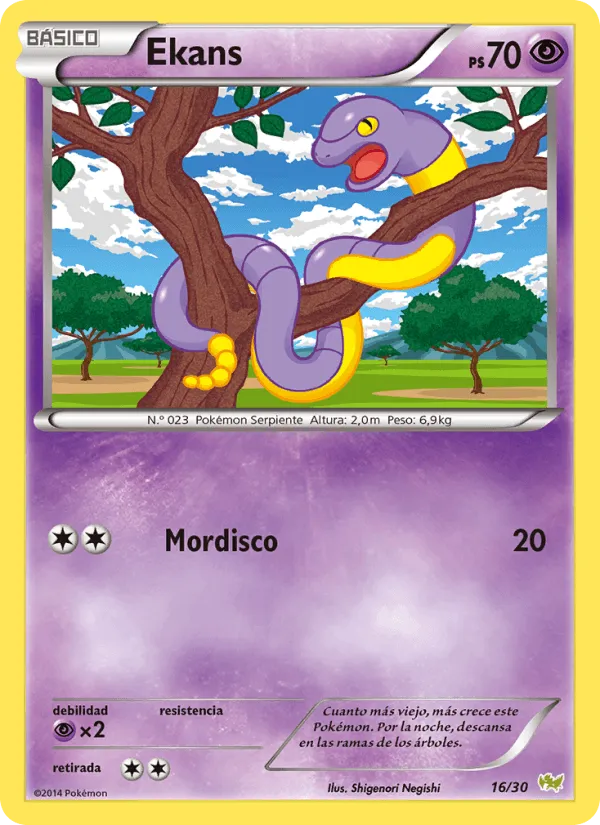 Ekans · Kit de Entrenador XY (Noivern) 16/30
