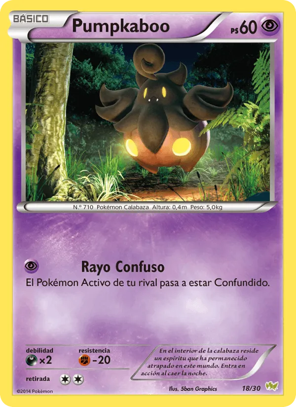 Pumpkaboo · Kit de Entrenador XY (Noivern) 18/30