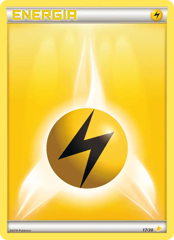 Energía Rayo · Kit de Entrenador XY (Pikachu Enmascarada) 17/30