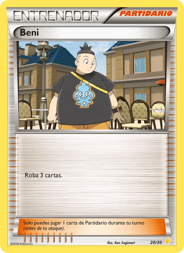 Beni · Kit de Entrenador XY (Pikachu Enmascarada) 20/30
