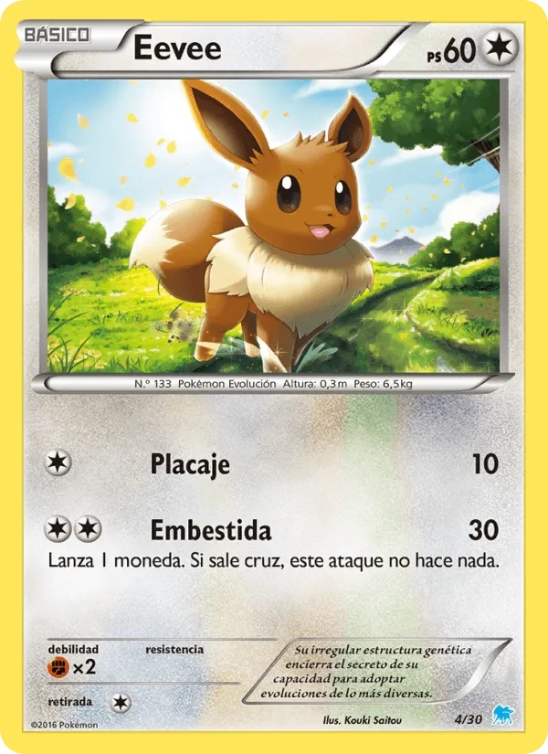 Eevee · Kit de Entrenador XY (Suicune) 4/30