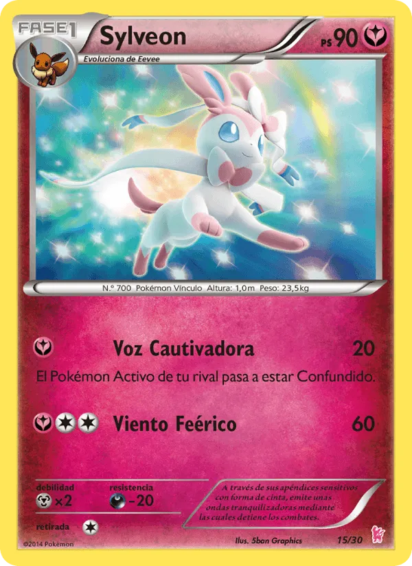Sylveon · Kit de Entrenador XY (Pikachu Enmascarada) 15/30