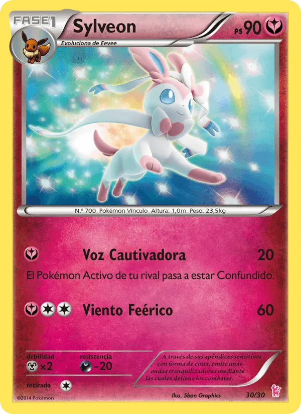 Sylveon · Kit de Entrenador XY (Pikachu Enmascarada) 30/30