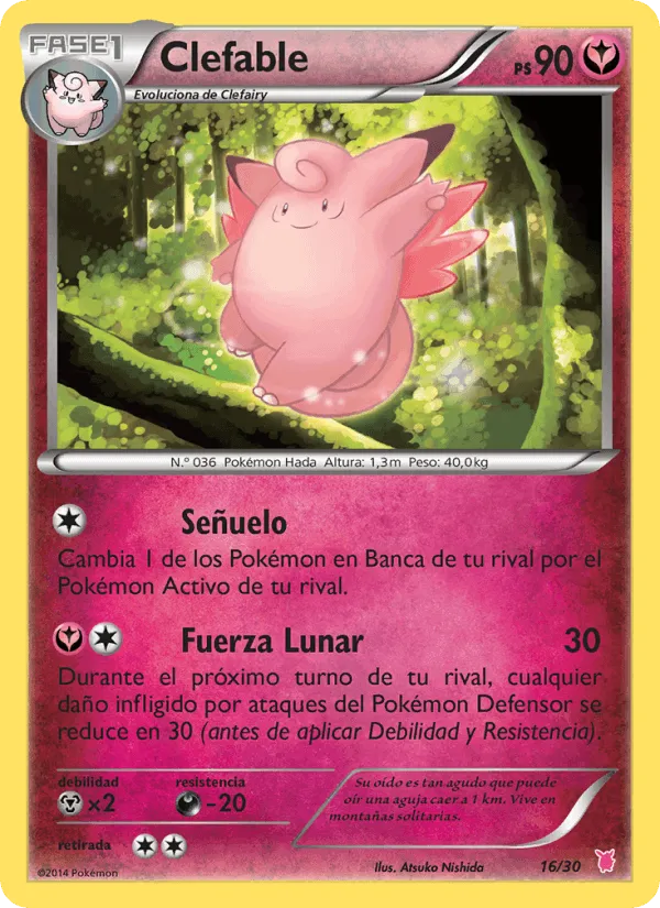 Clefable · Kit de Entrenador XY (Wigglytuff) 16/30
