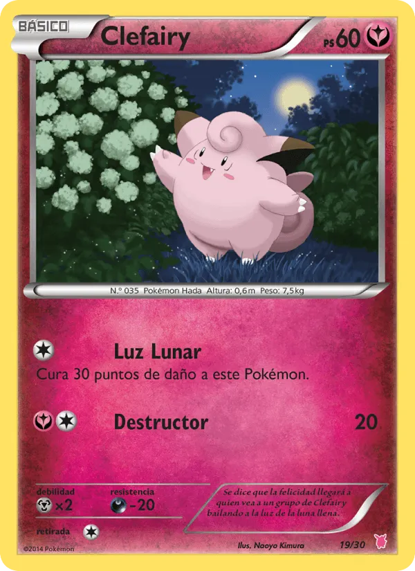 Clefairy · Kit de Entrenador XY (Wigglytuff) 19/30