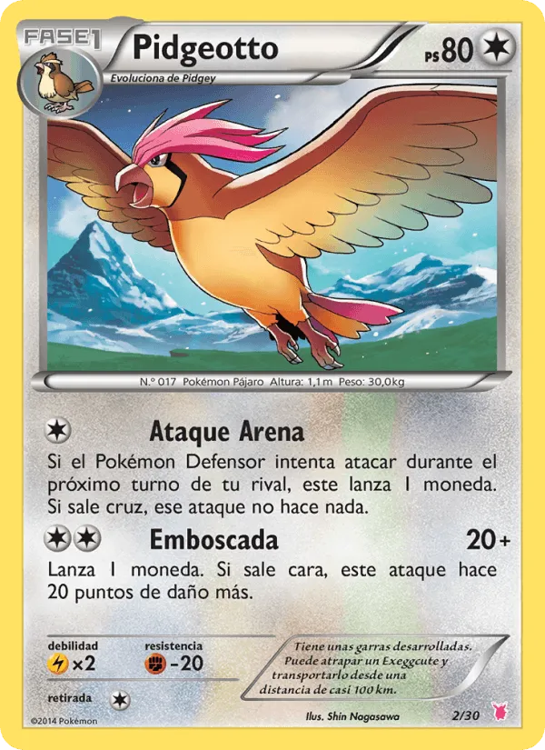 Pidgeotto · Kit de Entrenador XY (Wigglytuff) 2/30