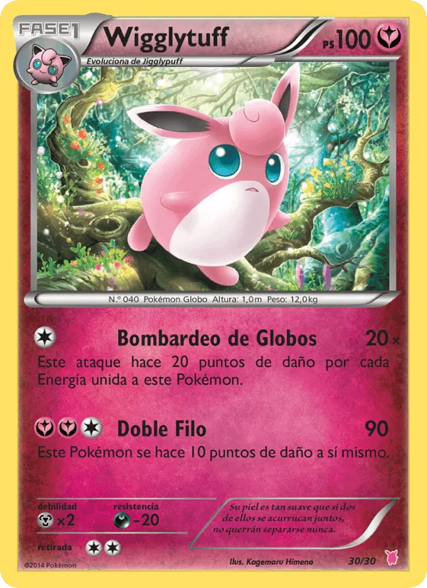 Wigglytuff · Kit de Entrenador XY (Wigglytuff) 30/30