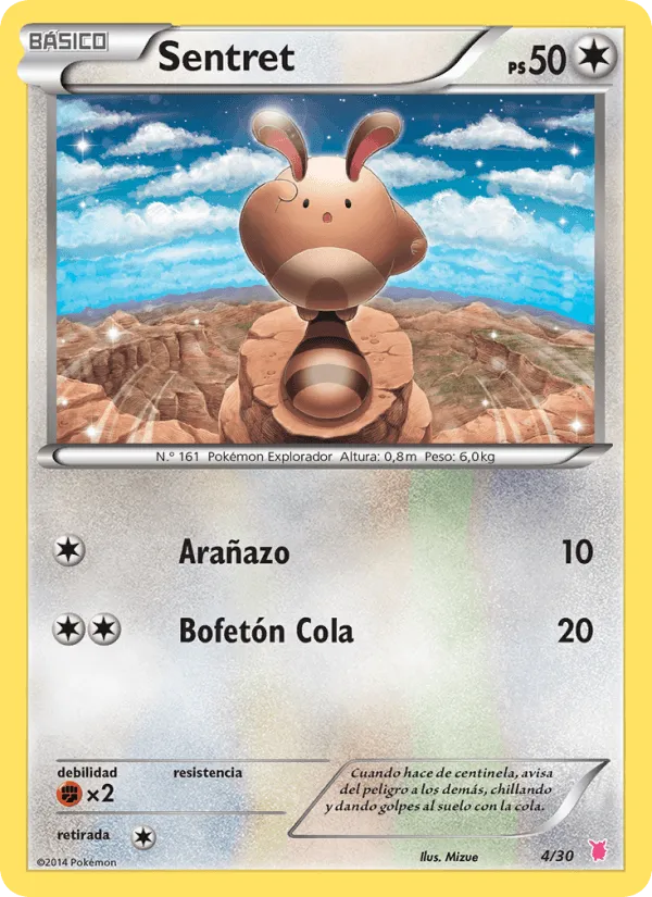 Sentret · Kit de Entrenador XY (Wigglytuff) 4/30