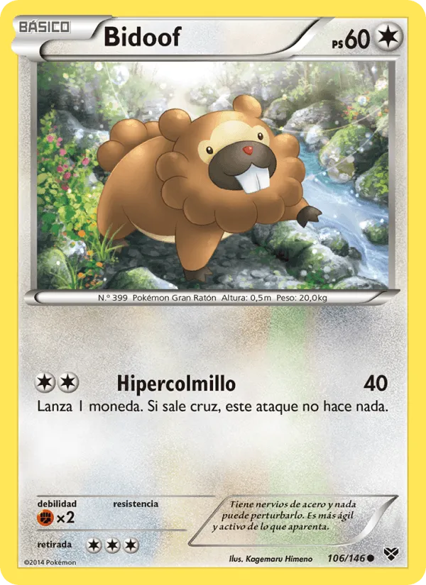 Bidoof · XY 106/146