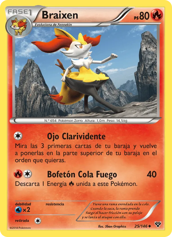 Braixen · XY 25/146