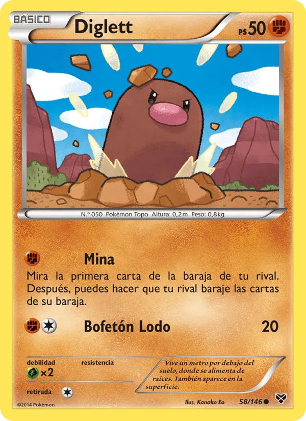 Diglett · XY 58/146