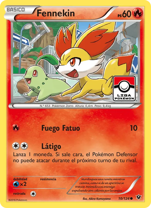 Fennekin · Destinos Enfrentados 10/124