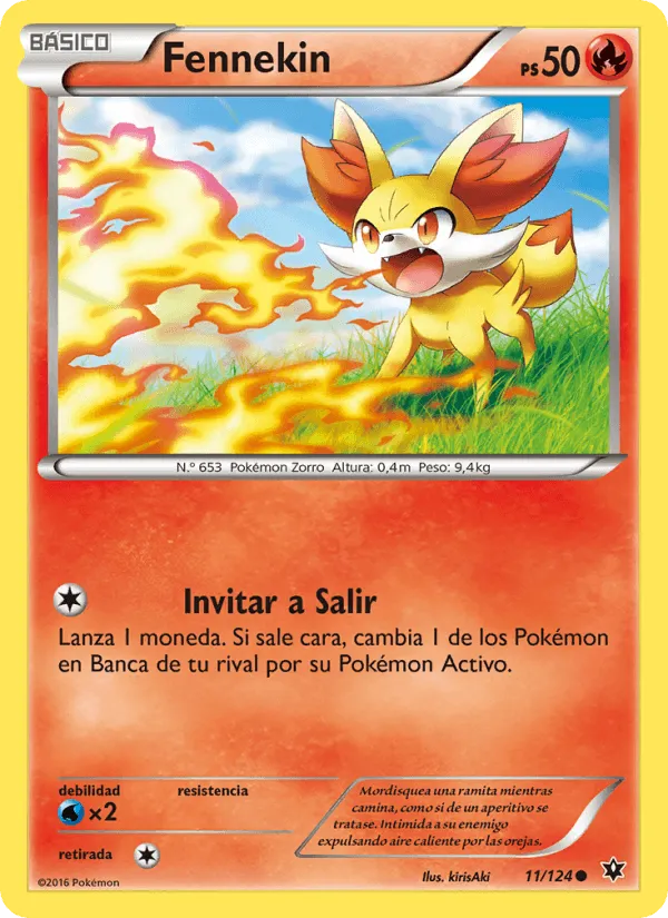 Fennekin · Destinos Enfrentados 11/124