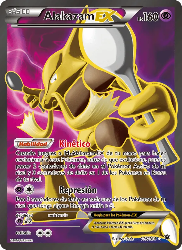 Alakazam EX · Destinos Enfrentados 117/124
