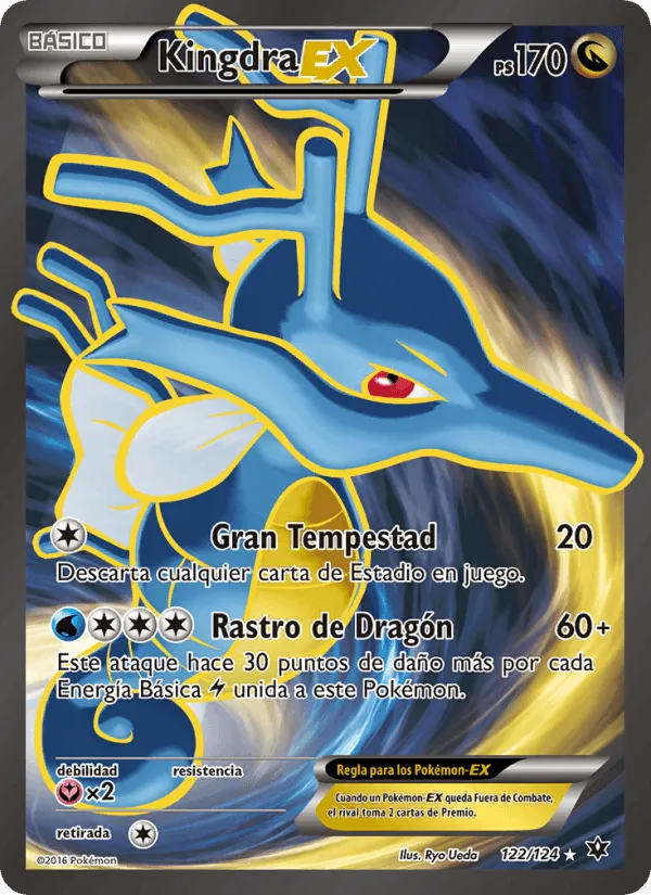 Kingdra EX · Destinos Enfrentados 122/124