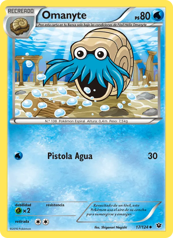 Omanyte · Destinos Enfrentados 17/124