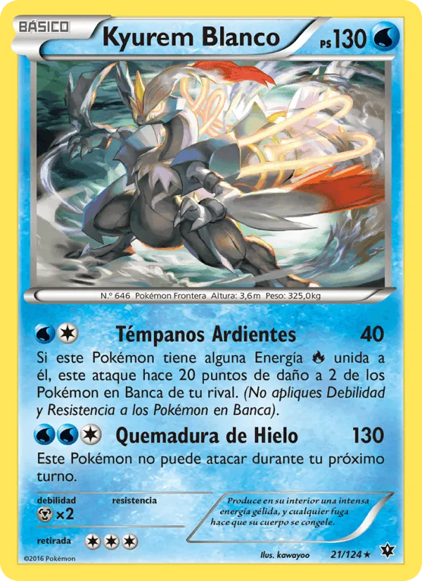 Kyurem Blanco · Destinos Enfrentados 21/124