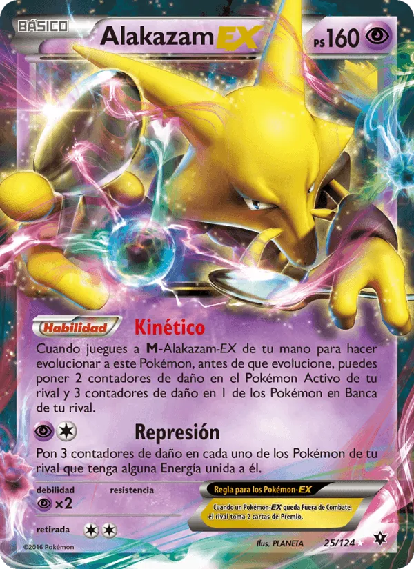 Alakazam EX · Destinos Enfrentados 25/124